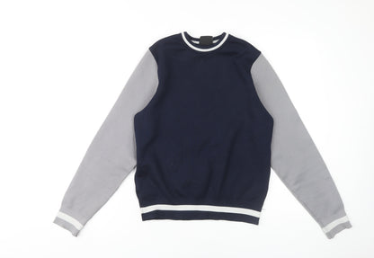 Breakout Men's Blue & Grey XS Pullover Jumper