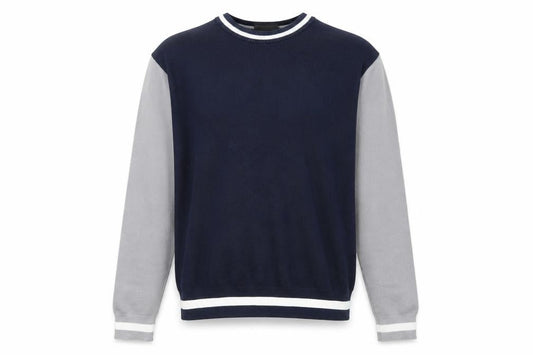 Breakout Men's Blue & Grey XS Pullover Jumper