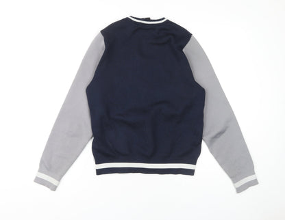 Breakout Men's Blue & Grey XS Pullover Jumper