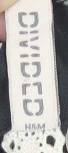 H&M Women's Floral A-Line Knee Length Skirt, Size 8