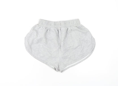 PrettyLittleThing Women's Grey Sweat Shorts Size 8
