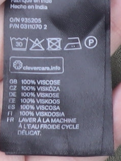 H&M Women’s Green Halter Playsuit, Size 4, Sleeveless