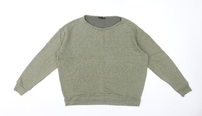 Topshop Women's Green Pullover Sweatshirt Size 8