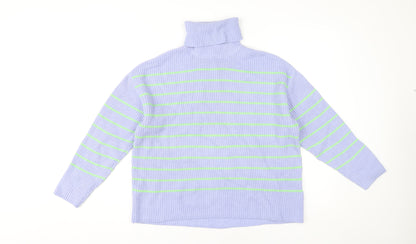 Womens UK Size M Marks and Spencer Blue Pullover Jumper