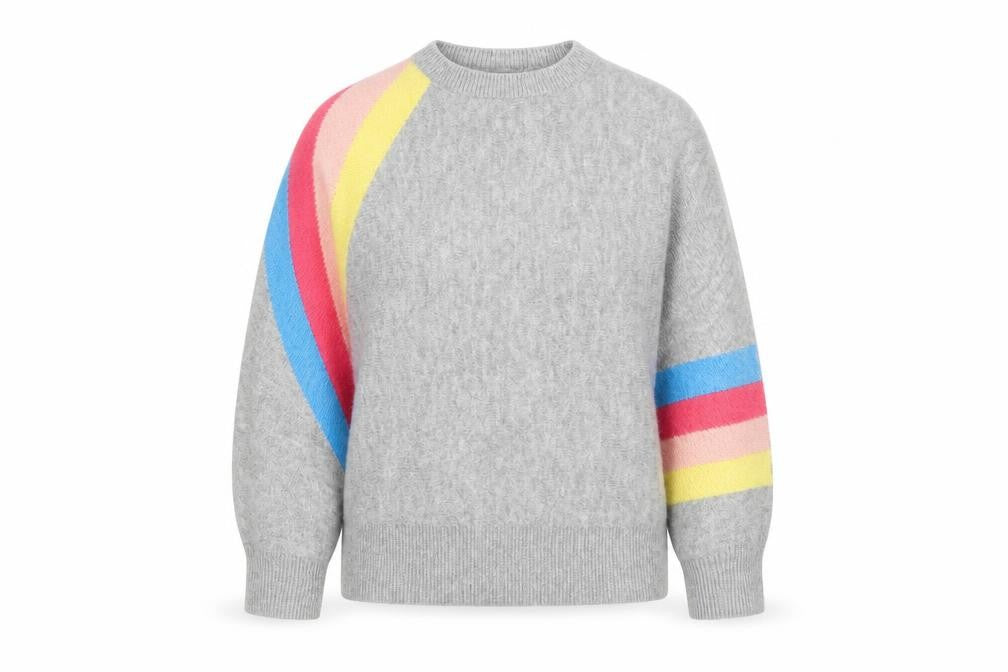 Womens UK Size 10 M&Co Grey Pullover Jumper