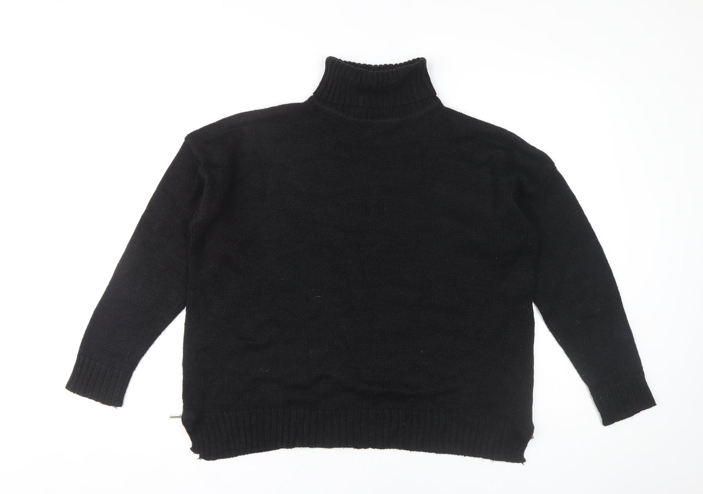Womens UK Size S Brave Soul Black Pullover Jumper