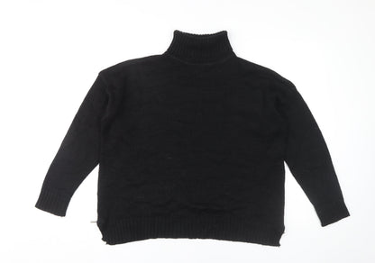 Womens UK Size S Brave Soul Black Pullover Jumper