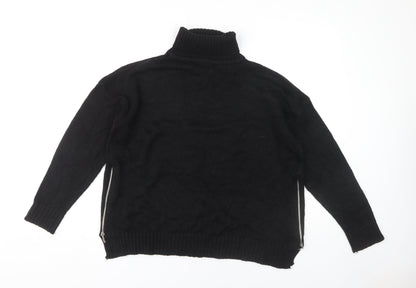 Womens UK Size S Brave Soul Black Pullover Jumper