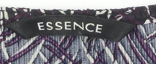 Essence Women's Multicoloured Geometric T-Shirt Size 22