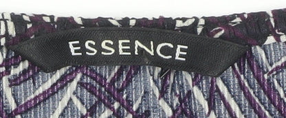 Essence Women's Multicoloured Geometric T-Shirt Size 22