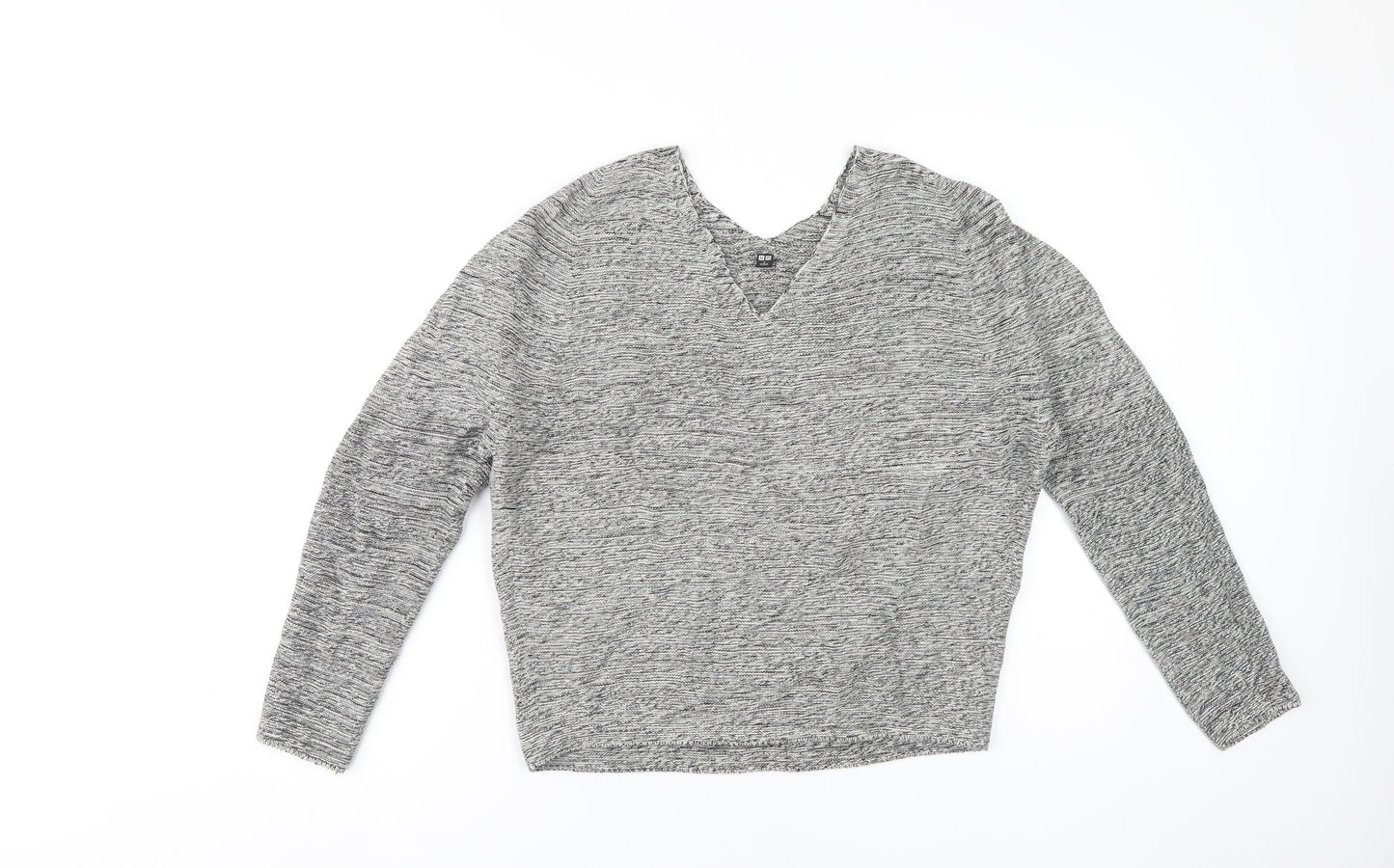 Womens UK Size S Uniqlo Grey Pullover Jumper