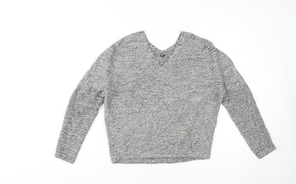 Womens UK Size S Uniqlo Grey Pullover Jumper