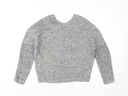 Womens UK Size S Uniqlo Grey Pullover Jumper