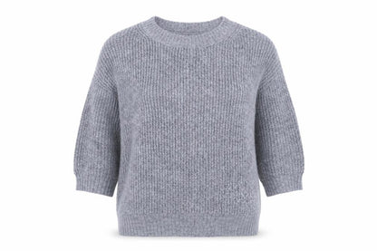 Womens UK Size 10 Warehouse Grey Pullover Jumper
