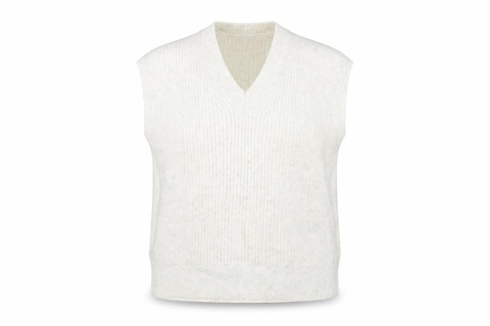 Womens UK Size L Marks and Spencer Grey Vest Jumper
