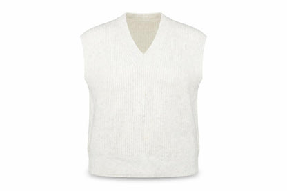 Womens UK Size L Marks and Spencer Grey Vest Jumper
