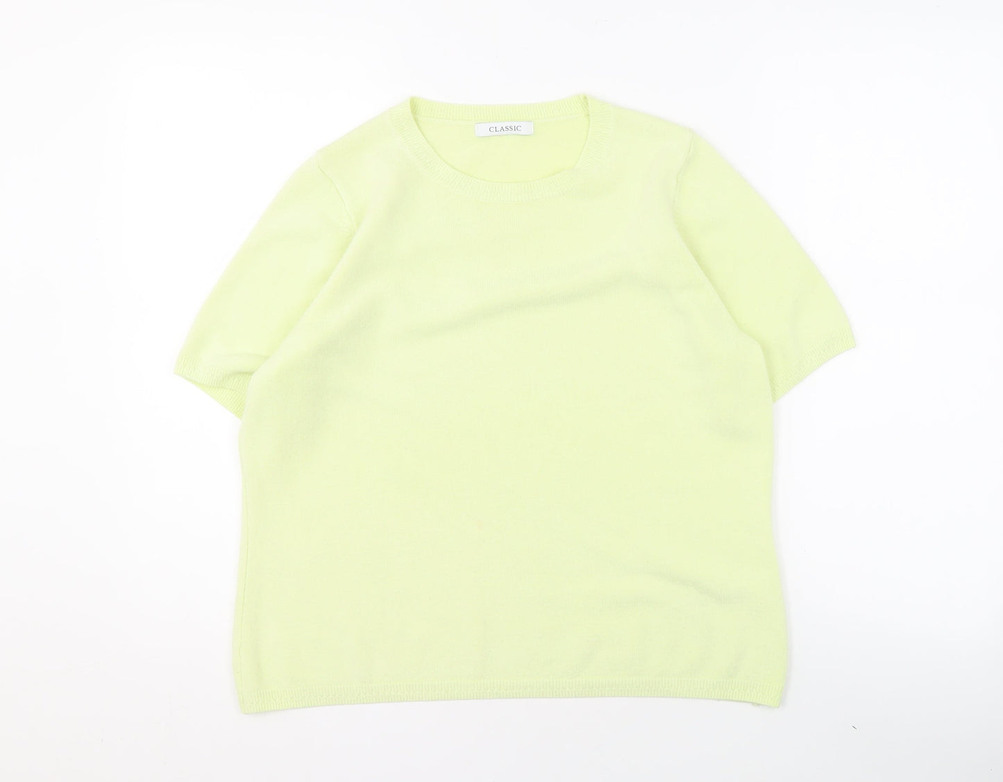 Womens UK Size 14 Marks and Spencer Green Pullover Jumper