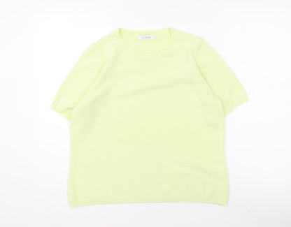 Womens UK Size 14 Marks and Spencer Green Pullover Jumper