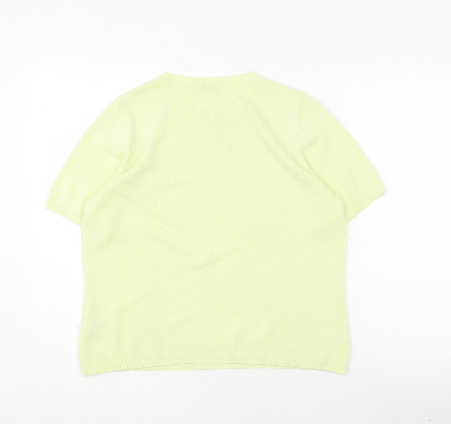 Womens UK Size 14 Marks and Spencer Green Pullover Jumper