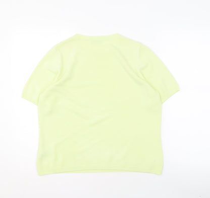 Womens UK Size 14 Marks and Spencer Green Pullover Jumper