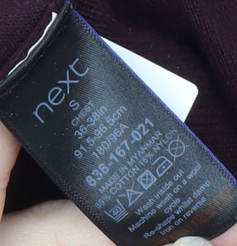 Next Men's Small Red Pullover Jumper