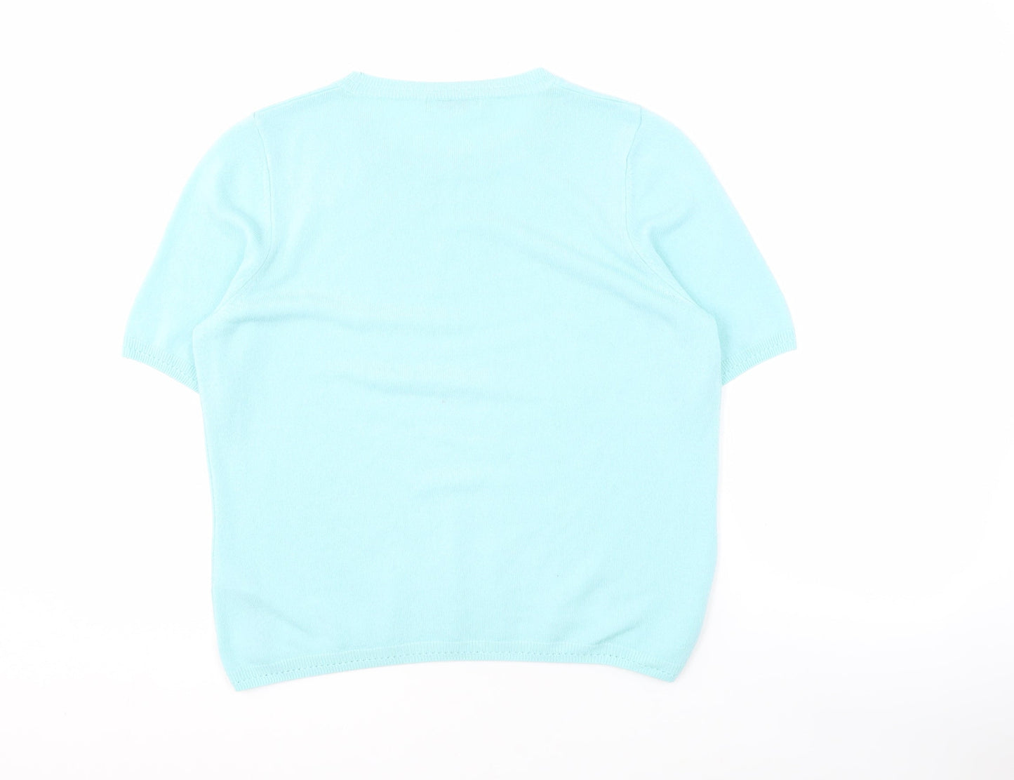 Womens UK Size 14 Marks and Spencer Blue Pullover Jumper