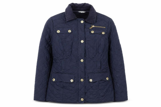 Marks & Spencer Women's Blue Quilted Jacket Size 10