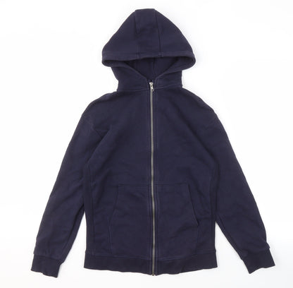 Marks and Spencer Boys Blue Full Zip Hoodie Size 12-13 Years