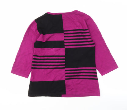 Womens UK Size S Alexara Multicoloured Pullover Jumper