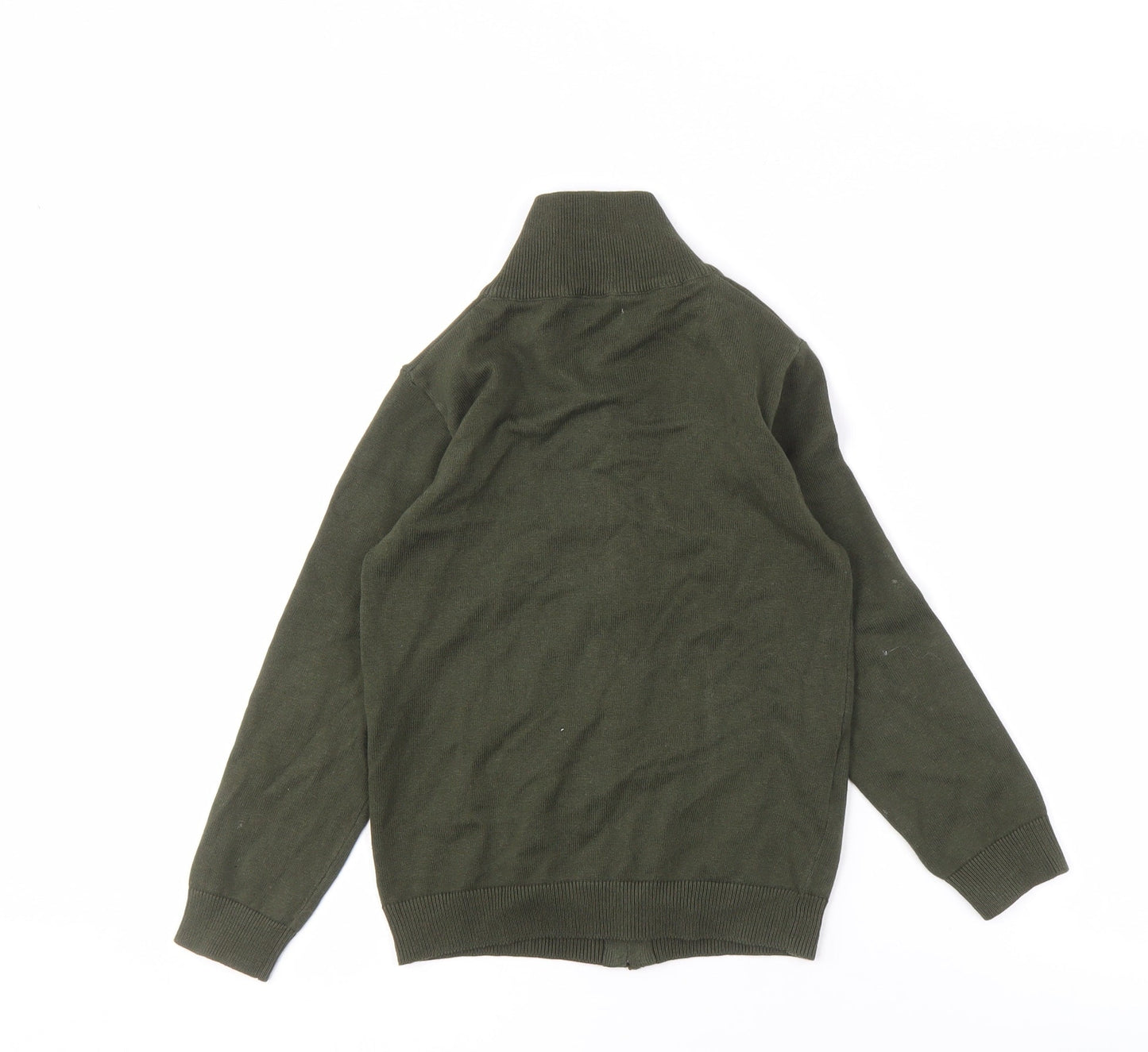 MNG Boys Green Zip Jacket 7-8 Years with Pockets