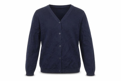 Mango Boys Blue Cardigan - Size 10 Years, V-Neck, Cotton