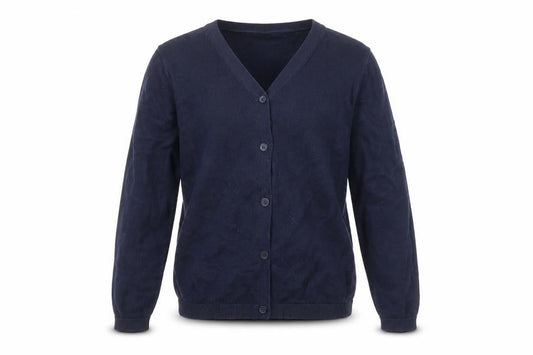MNG Boys Blue Cardigan - Size 10 Years, V-Neck, Cotton