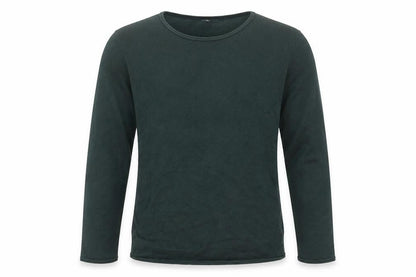 NNO7 Men's Green Crew Neck Pullover Jumper - L