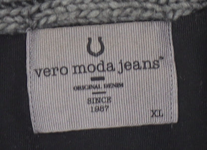 Vero Moda Jeans Women's Grey Vest Jumper Knit XL