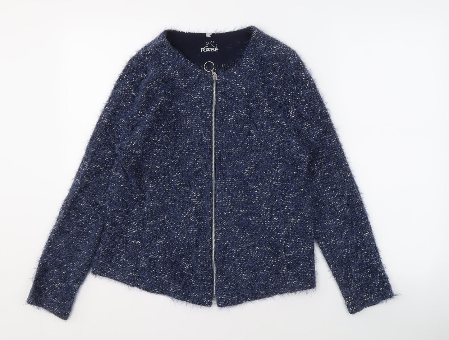 Womens UK Size 10 Rabe Blue Cardigan Jumper