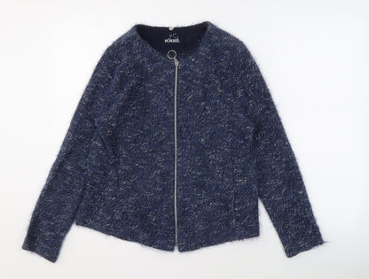 Womens UK Size 10 Rabe Blue Cardigan Jumper