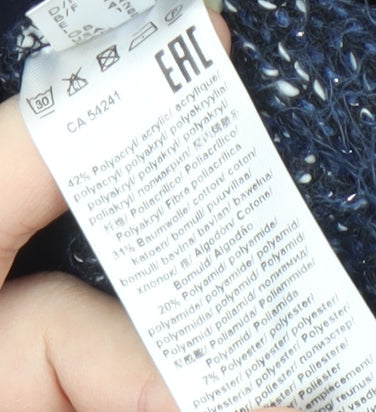 Womens UK Size 10 Rabe Blue Cardigan Jumper