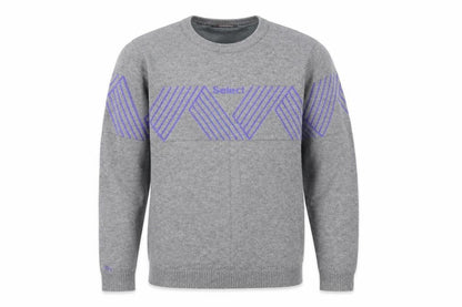 Ozoon Grey Men's Crew Neck Sweatshirt, Size S