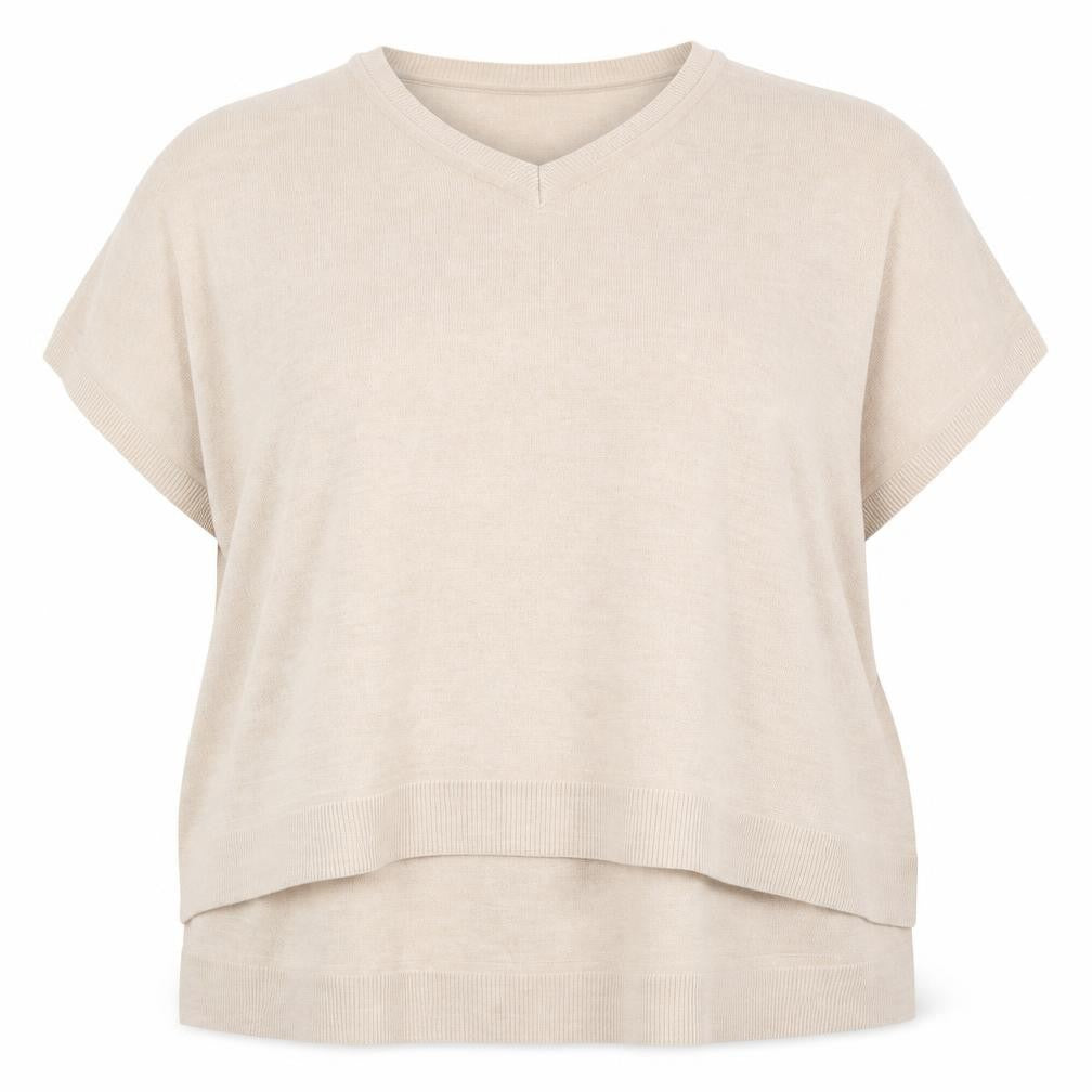 Womens UK Size 16-18 Very Beige Pullover Jumper
