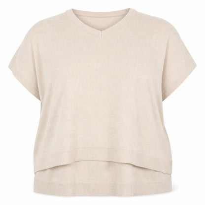 Womens UK Size 16-18 Very Beige Pullover Jumper