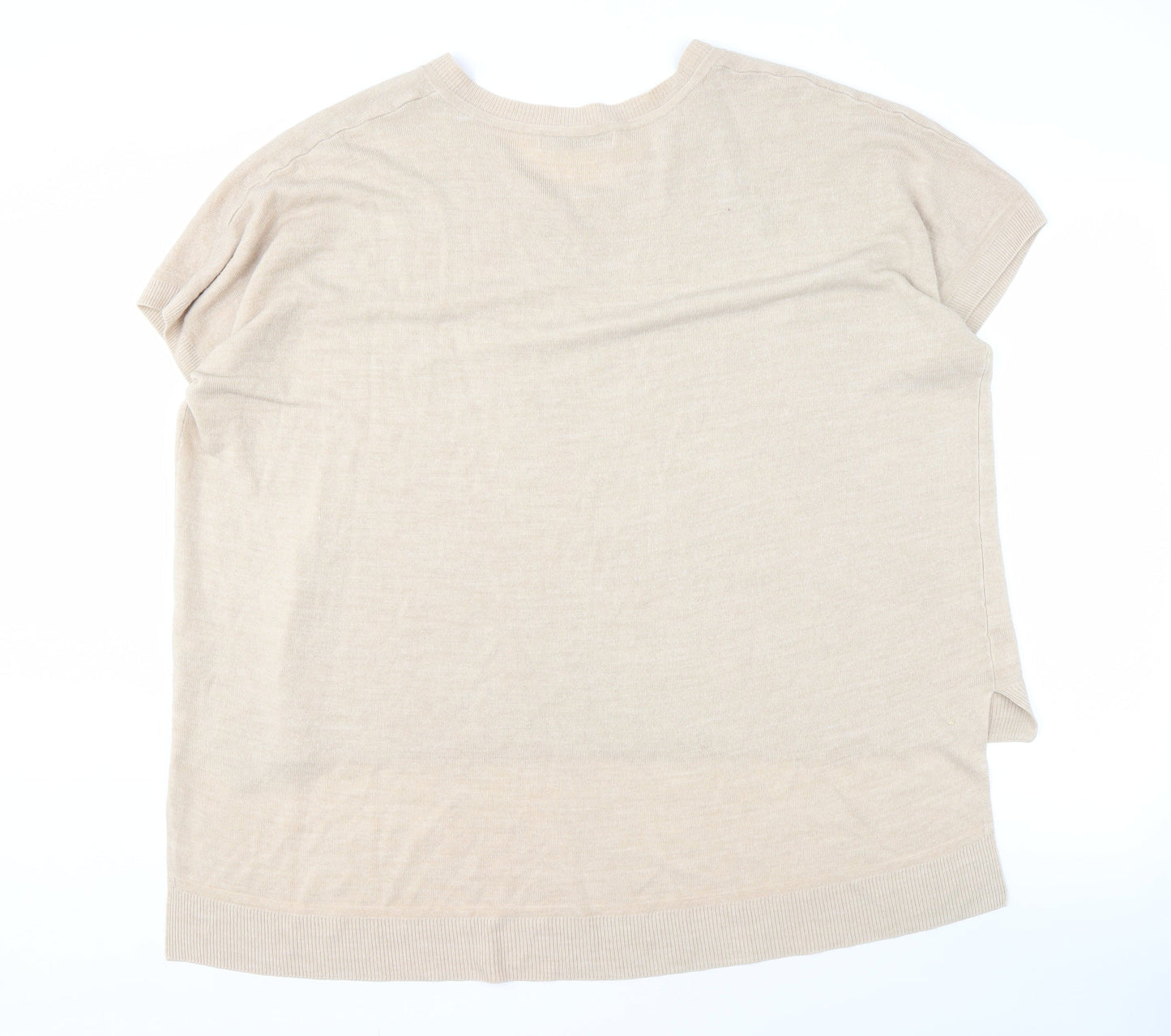 Womens UK Size 16-18 Very Beige Pullover Jumper