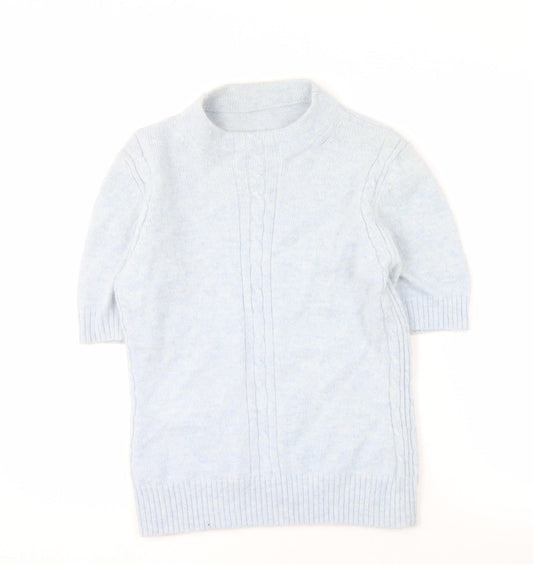 Womens UK Size 12 Marks and Spencer Blue Pullover Jumper