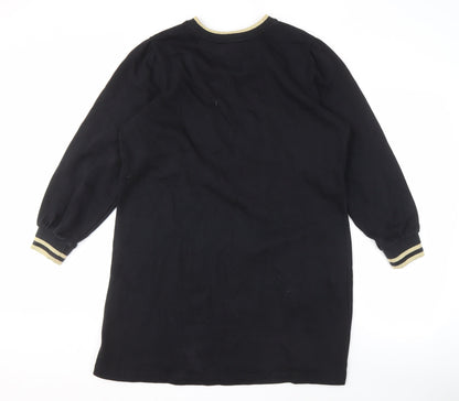 John Lewis Women's Black Long Sleeve Dress M