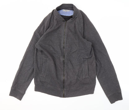 Marks & Spencer Men's Grey Jacket M - Casual Full Zip