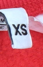 H&M Women's Red XS Pullover Sweatshirt Casual