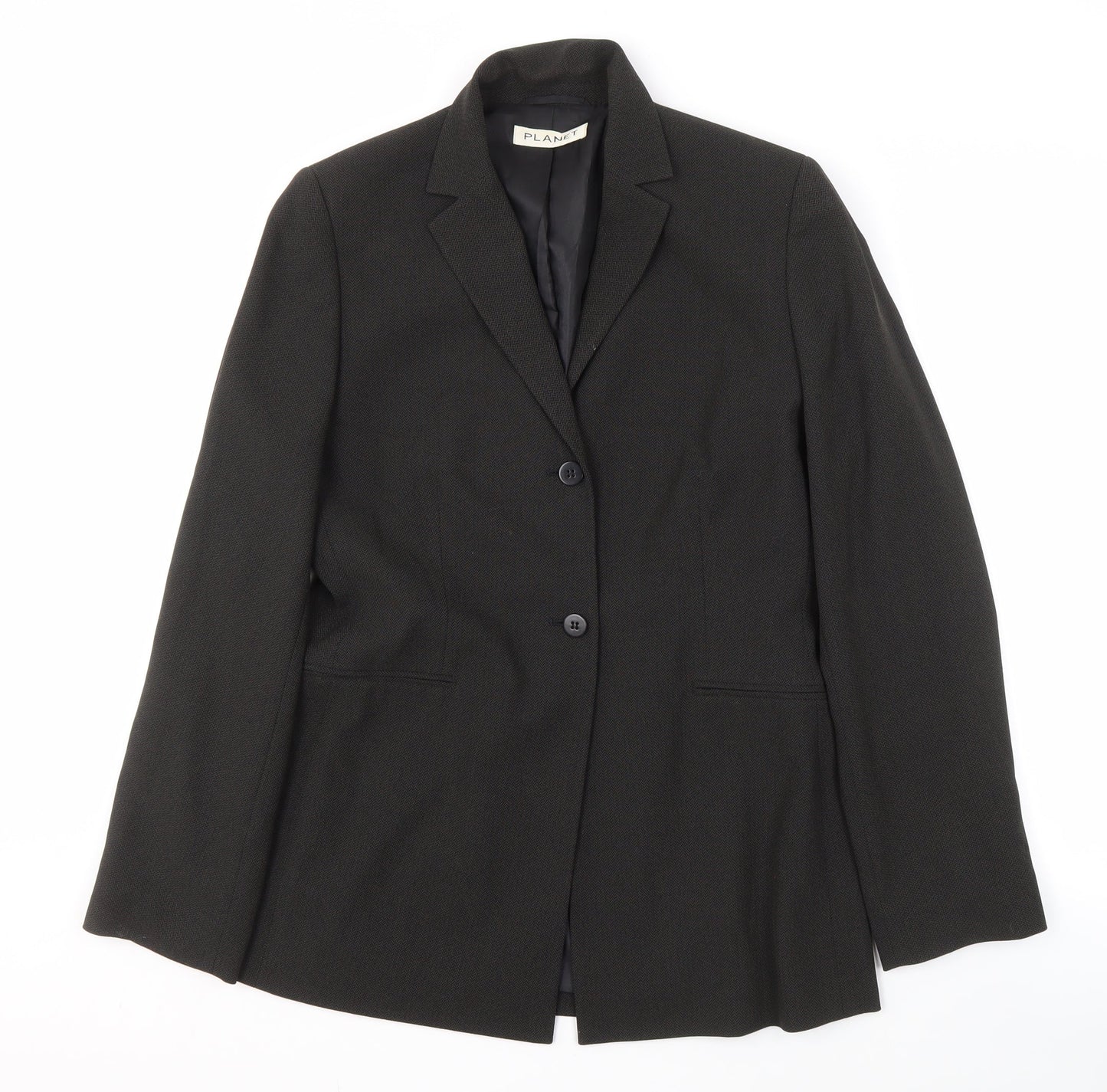Womens UK Size 10 Planet  Black Suit Jacket