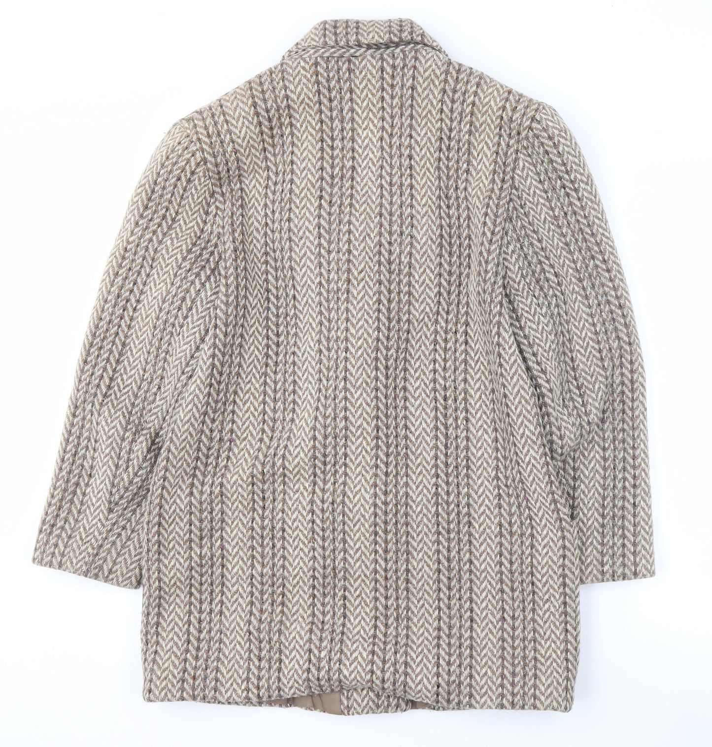 BHS Women’s Brown Herringbone Blazer, Size 12