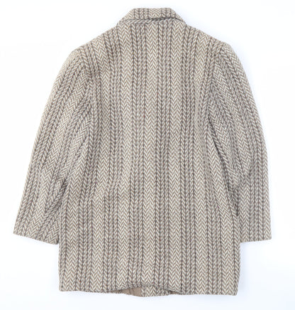 BHS Women’s Brown Herringbone Blazer, Size 12