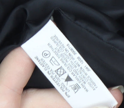 EWM Women's Black Blazer Size 16 Eight-Button