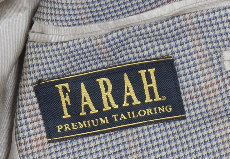 Mens UK Size 38 Farah Regular Multicoloured Suit Jacket